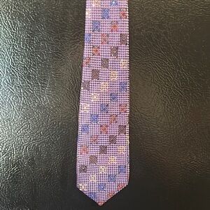 Purple Patterned Men's Tie